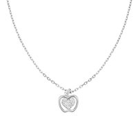Collana Amen Donna Amore in Argento Zircone CLAPBBZ - CLAPBBZ